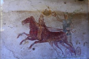 AurigeAncient OstiaItalyのドムスの絵画 作： Unknown